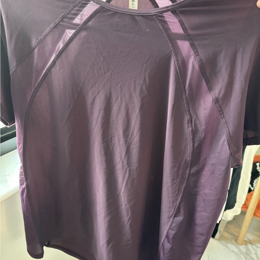 Athleta Women's Short Sleeve Tee - Purple